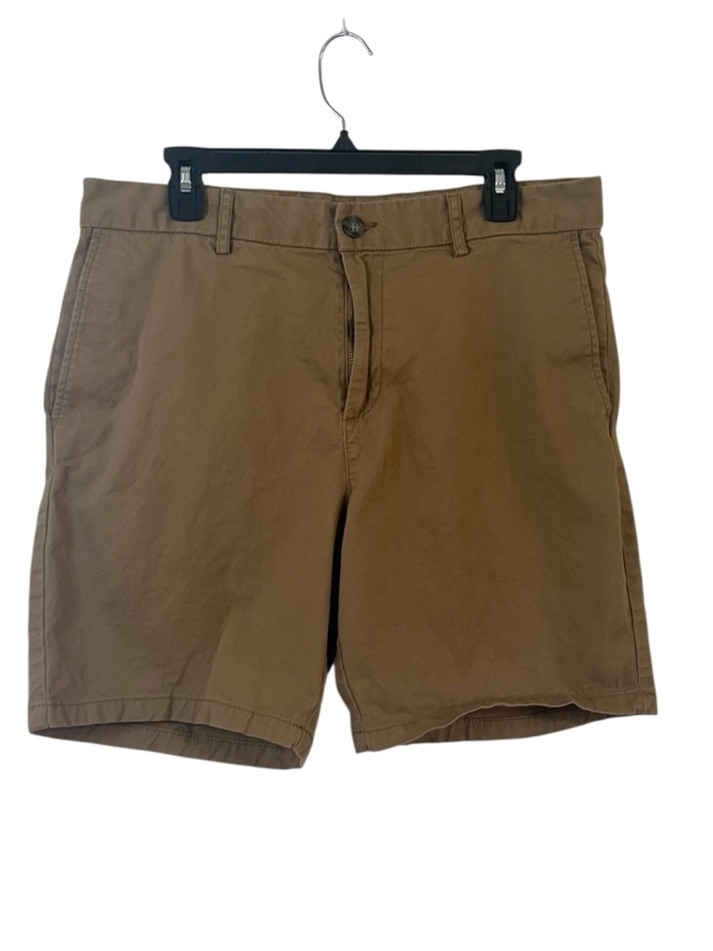 Mens Old Navy Slim Shorts Built-In Flex Size 34 Khaki Tan